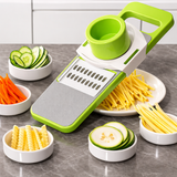 ChefSlice 5 em 1 – Corte, Rale e Descasque em Segundos - Entrega Grátis