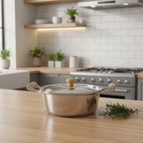 Caçarola de Alumínio Batido e Fundido, Panela Avulsa, Leve, Durável e Versátil para Cozinha