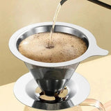 CoffeeMax – Filtro Coador de Café Reutilizável em Aço Inox - Entrega Grátis