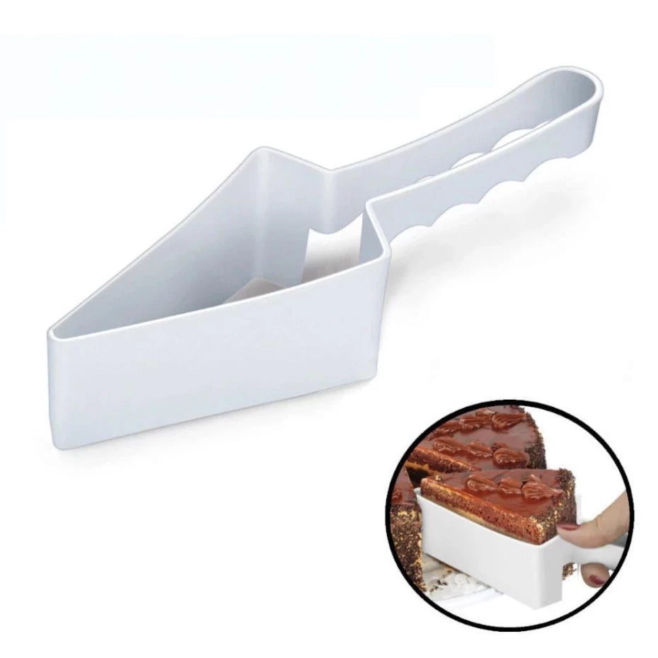Pegador Fatiador Cortador Para Bolo Tortas E Doces Culinária Triangular