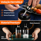 GlassChef – Organize seus temperos com praticidade e deixe sua cozinha mais elegante