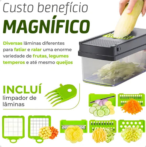 ChefCut – Cortador Multifuncional de Legumes, Frutas e Vegetais - Entrega Grátis