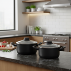 Conjunto 2 Panelinhas Caçarola Teflon Antiaderentes Pequena