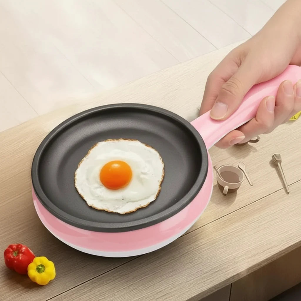 EggFast – Frigideira Elétrica Antiaderente com Suporte para Ovos