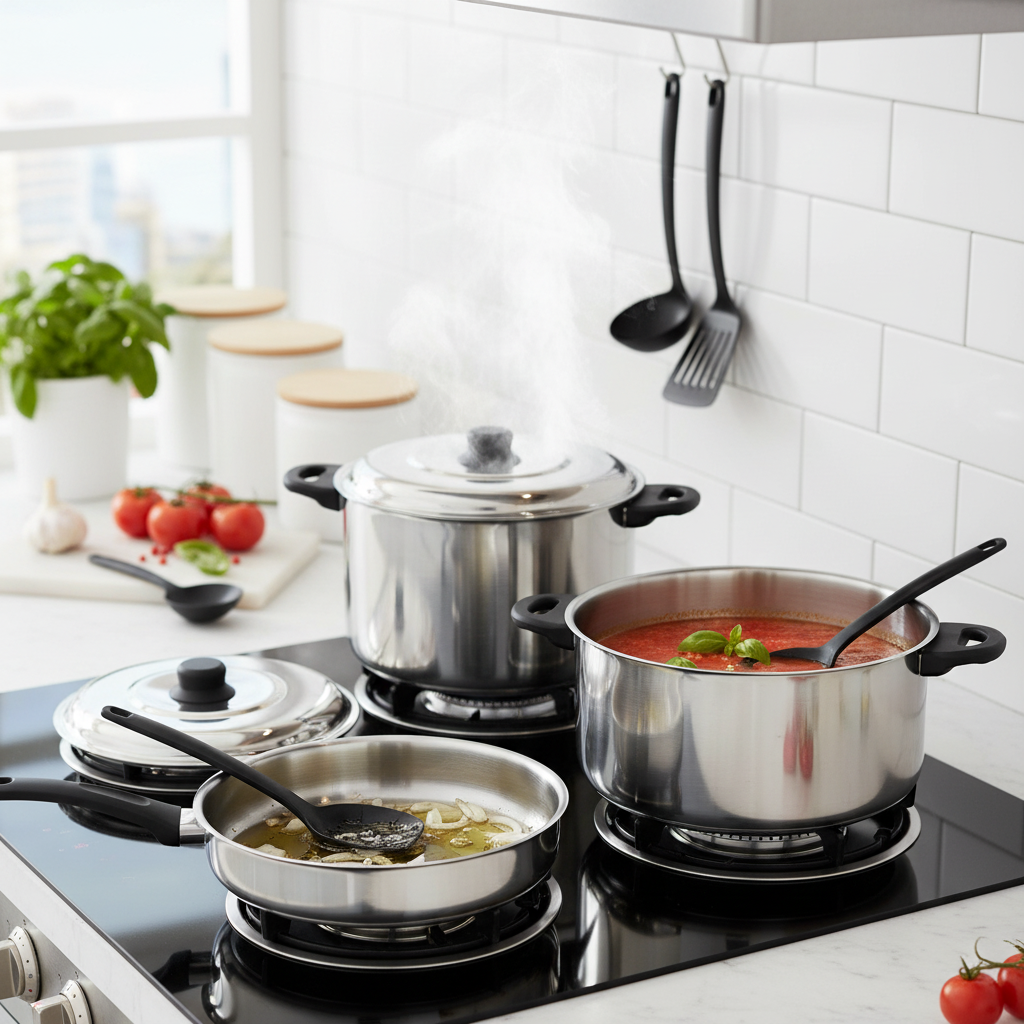 Chega de Panela Grudar  Conjunto Caçarola Paneflon 3 Peças + Espátula