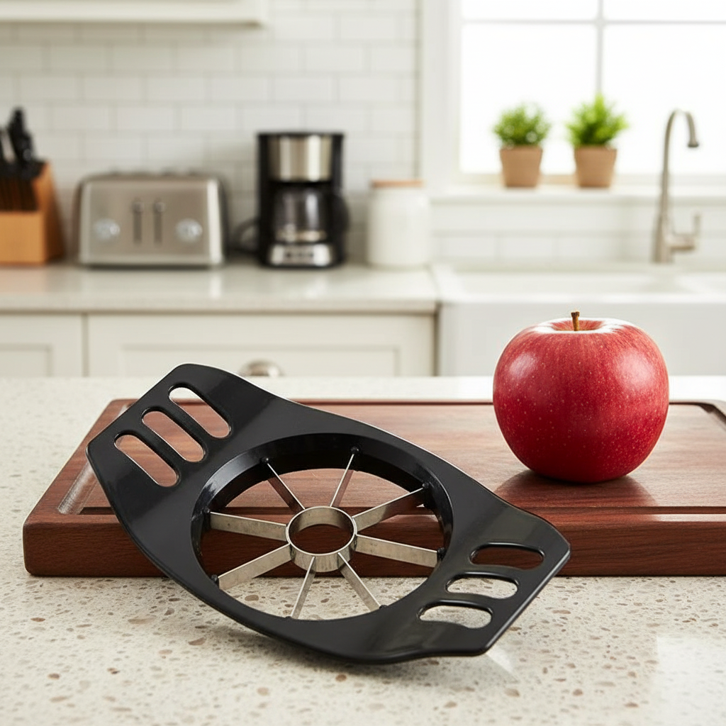 Cortador de Maçã em Aço Inox Maçãs Perfeitas em Segundos