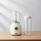 Mini Liquidificador Portátil Premium  Recarregável, 10 Lâminas UltraCut e Copo com Tampa e Canudo