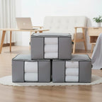 OrganizaBox - Caixa Organizadora Para Roupas de Cama Anti-Mofo e Poeira