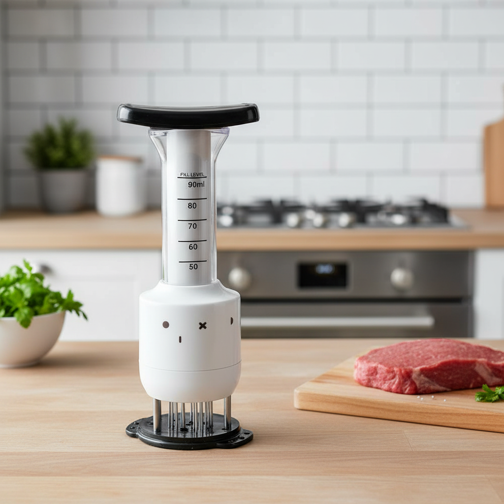 Cansado de Carne Seca e Sem Gosto? Injetor de Temperos 90ml Profissional