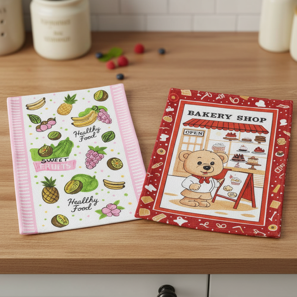 Kit 10 Panos de Copa Atoalhados Ultra Absorventes  Algodão Reforçado  41x64cm ou 35x55cm