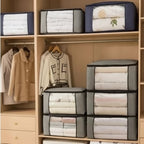 OrganizaBox - Caixa Organizadora Para Roupas de Cama Anti-Mofo e Poeira