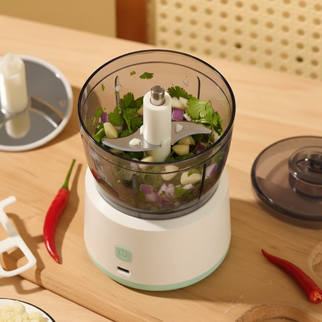 Processador Elétrico 2 em 1  Chega de Cortar na Mão!