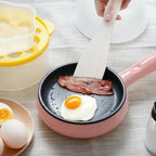 EggFast – Frigideira Elétrica Antiaderente com Suporte para Ovos
