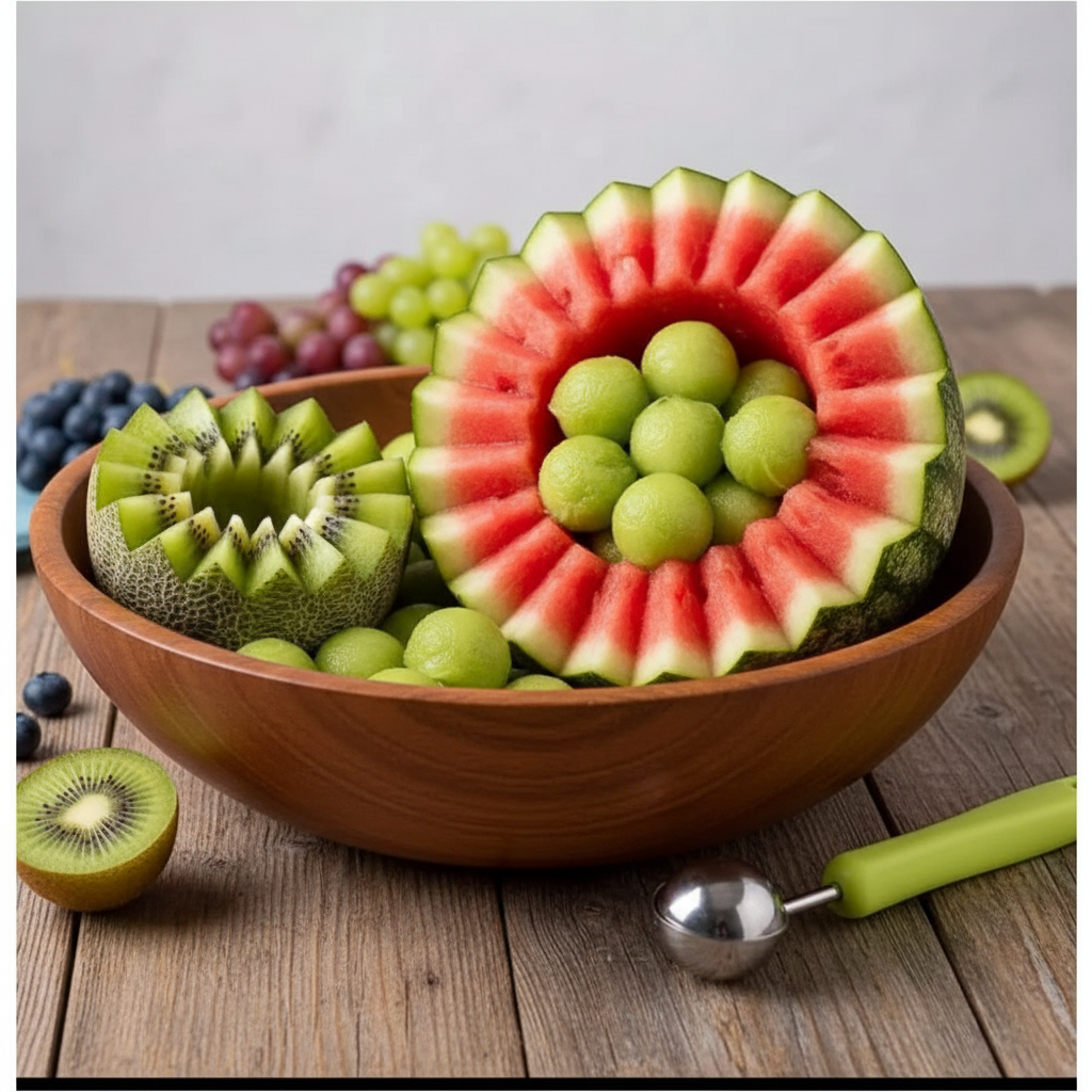 Kit Chef Decorador & Cortador  Prepare Pratos Lindos em Minutos