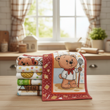 Kit 10 Panos de Copa Atoalhados Ultra Absorventes  Algodão Reforçado  41x64cm ou 35x55cm