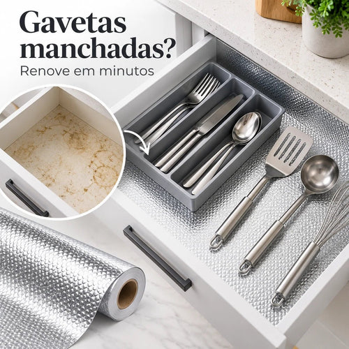 Adesivo de Cozinha da Vovó Lúcia – Adesivo Impermeável Resistente a Água e Óleo para Parede e Fogão - Vovó Lúcia