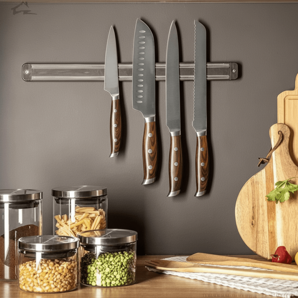 Barra Magnética 33 cm para Facas e Utensílios Organização Prática na Parede comprar Barra Magnética 33 cm para Facas e Utensílios Organização Prática na Parede original Vovó Lúcia