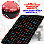 Tábua Mágica Descongelamento Rápido  Prática, Resistente e Sem Perder Sabor