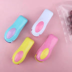 Mini Máquina Seladora de Plástico Lacre Fácil + Ímã de Geladeira