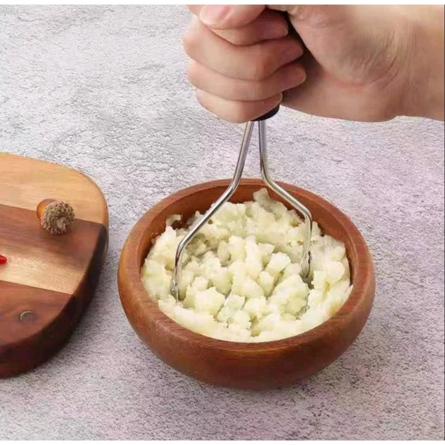 Amassador de Batatas, Legumes e Feijão em Aço Inox