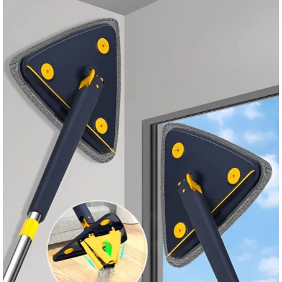 GiroClean - Mop de Limpeza Giratório Com Panos Microfibra Reutilizáveis  - Entrega Grátis