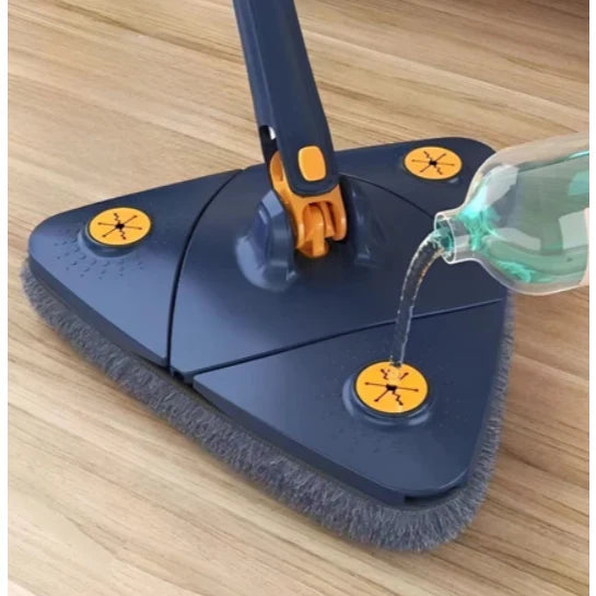 GiroClean - Mop de Limpeza Giratório Com Panos Microfibra Reutilizáveis  - Entrega Grátis
