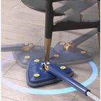 GiroClean - Mop de Limpeza Giratório Com Panos Microfibra Reutilizáveis  - Entrega Grátis
