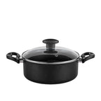 Caçarola Antiaderente Avulsa Panela com Tampa de Vidro