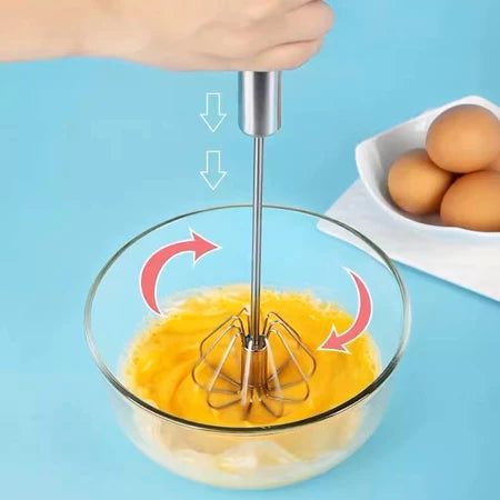 EasyMix – Batedeira Manual Prática Semi Automática Multiuso para Cozinha - Entrega Grátis