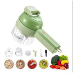 Processador Elétrico Portátil Triturador e Moedor de Alho, Frutas e Legumes