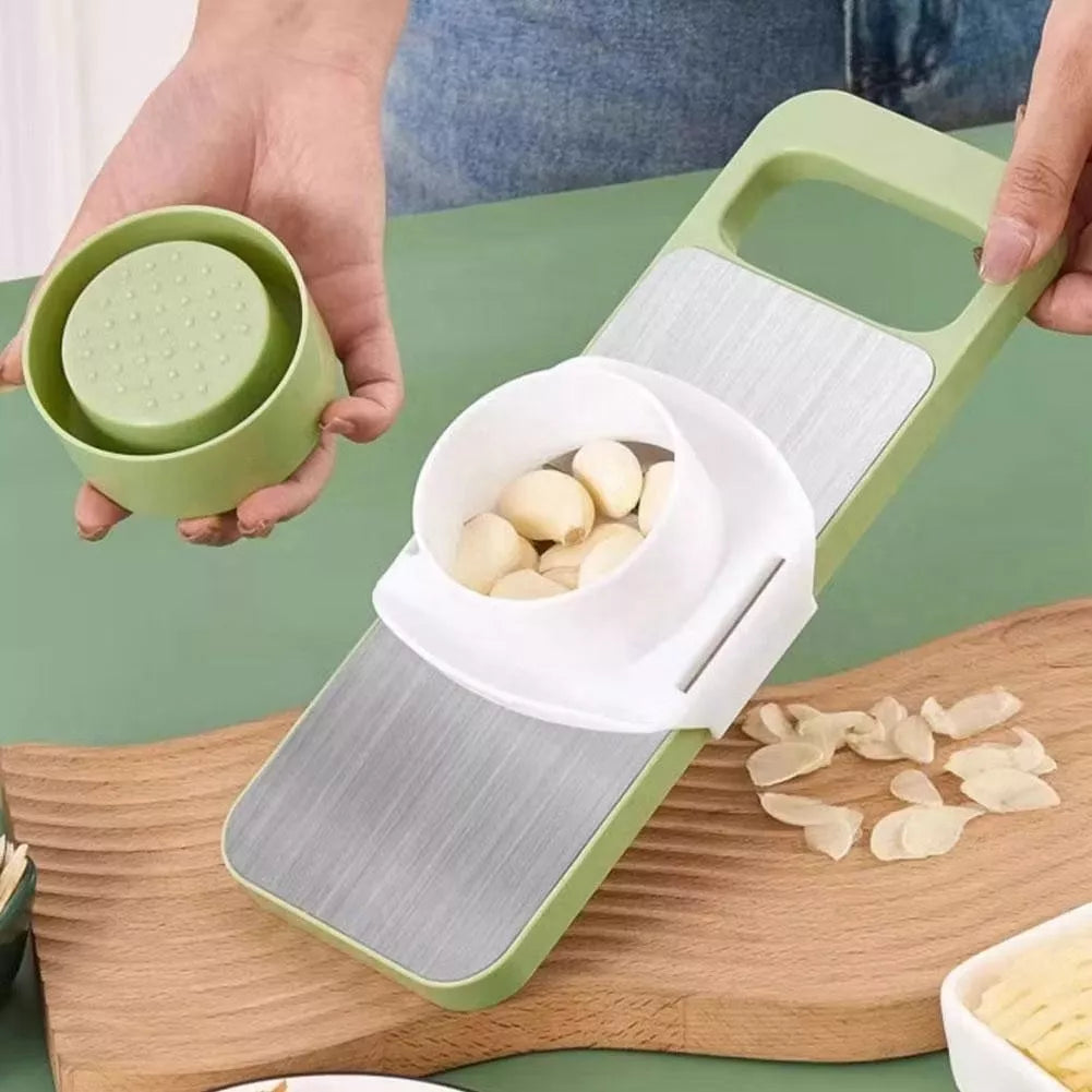 ChefSlice 5 em 1 – Corte, Rale e Descasque em Segundos - Entrega Grátis