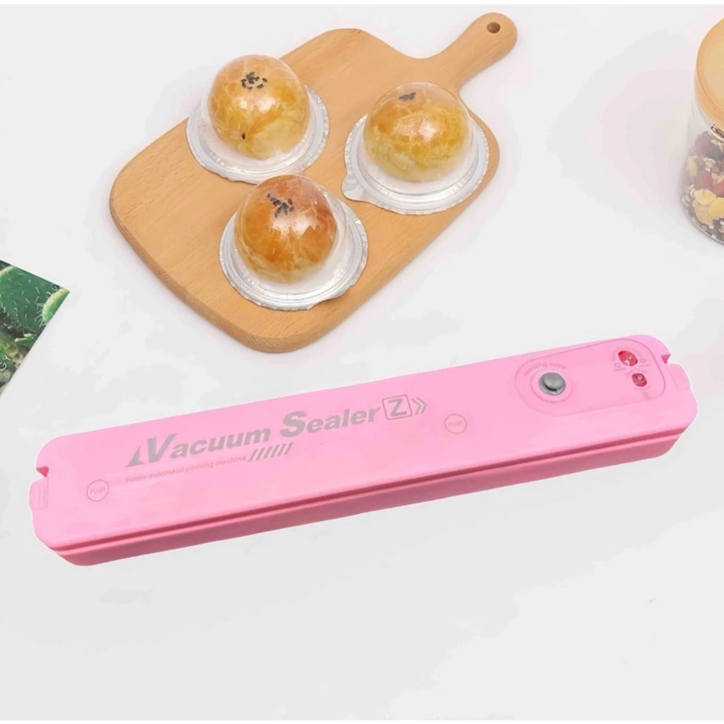 Seladora a Vácuo Bivolt Hermética  Embaladora Doméstica de Alimentos  Conserva até 5x mais | 110V–220V | Compacta e de Alta Potência