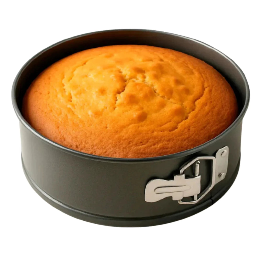 Kit 3 Formas Redondas Antiaderentes com Fundo Removível –Bolo, Torta e Cheesecake