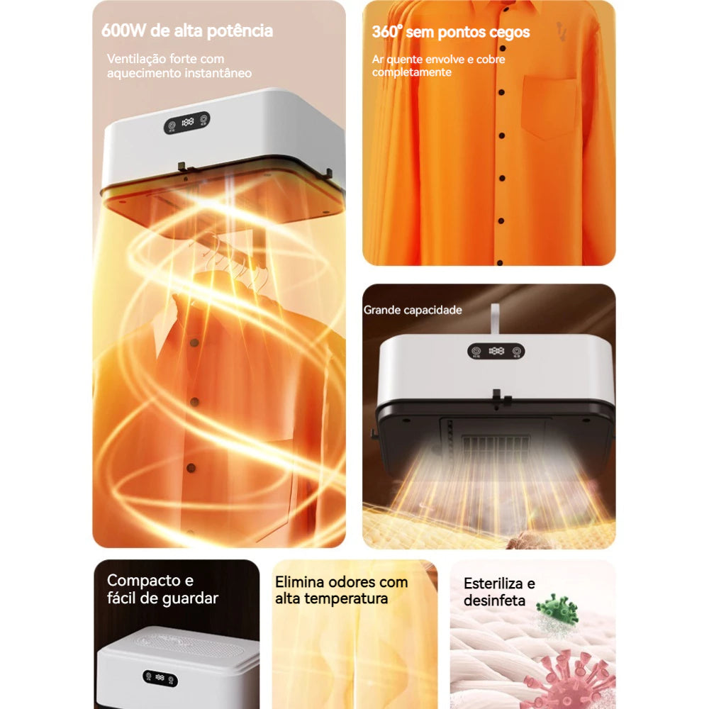 DryFast – Seque Roupas em Minutos Sem Varal e Sem Cheiro Ruim