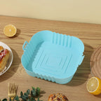 KIT 1/2/3 Formas de Silicone 17x17cm com Alça para Air Fryer, Forno e Cozinha