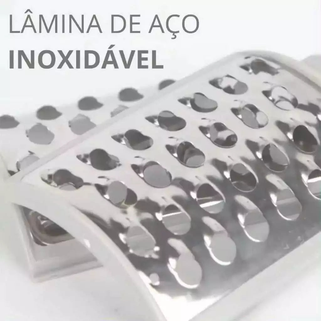 Ralador de Queijo 3 em 1 Giratório com Manivela  Fatiador de Legumes e Cortador de Vegetais Multiuso Cozinha Prática, Rápida e Sem Esforço