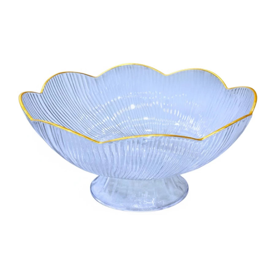 Fruteira de Mesa Dourada Redonda