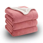 Edredom Coberdrom Queen Sherpa Dupla Face 2,40x2,20m Peludo Quente para Inverno