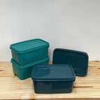 Super Kit 10 Potes 1L com Tampa – Marmita Pronta, Leve pro Trabalho, Freezer e Micro-ondas
