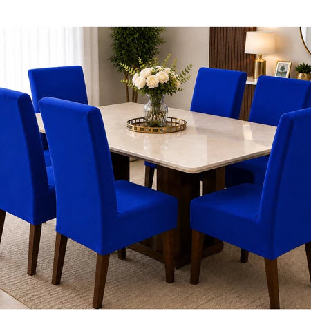 CadeiraFlex – Capa de Cadeira Malha Gel para Mesa de Jantar | Estica, Veste Sem Folga e Não Escorrega - Entrega Grátis