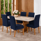 CadeiraFlex – Capa de Cadeira Malha Gel para Mesa de Jantar | Estica, Veste Sem Folga e Não Escorrega - Entrega Grátis