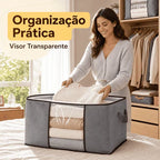 OrganizaBox - Caixa Organizadora Para Roupas de Cama Anti-Mofo e Poeira