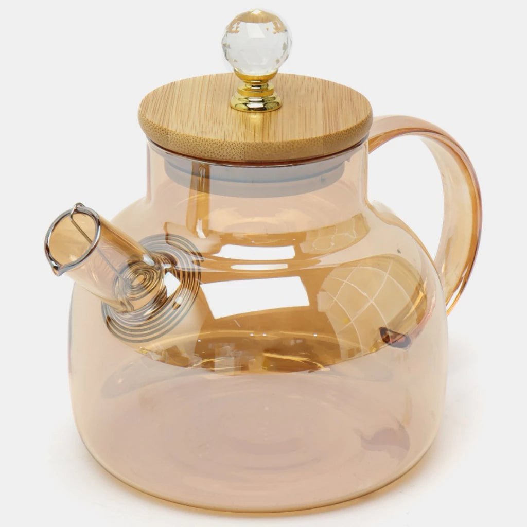 Bule de Chá em Vidro Borossilicato com Infusor Elegância Sabor e Controle Total comprar Bule de Chá original Vovó Lúcia
