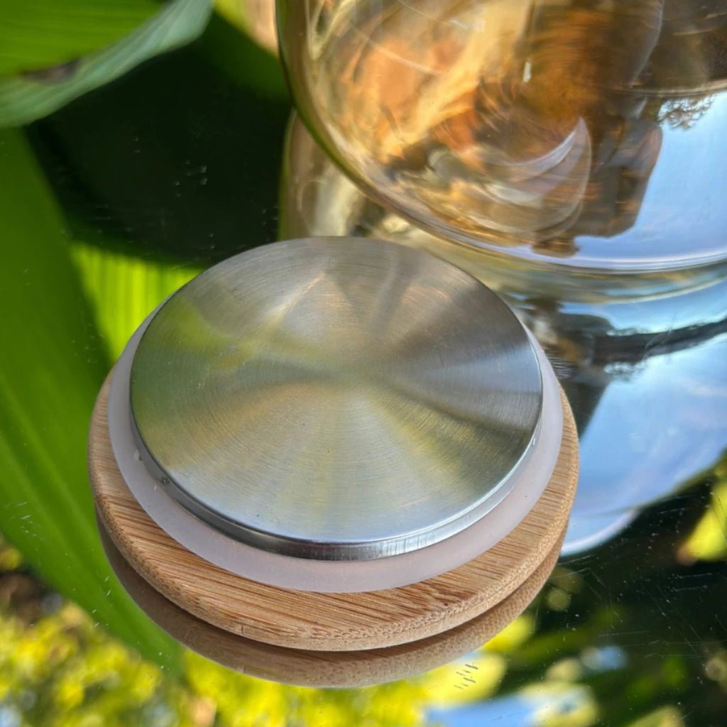 Bule de Chá em Vidro Borossilicato com Infusor Elegância Sabor e Controle Total comprar Bule de Chá original Vovó Lúcia