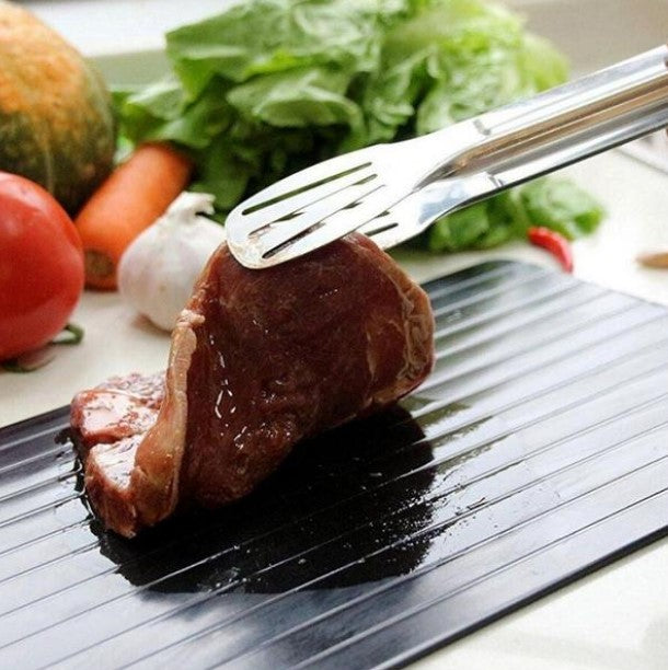 Tábua Mágica Descongelamento Rápido  Prática, Resistente e Sem Perder Sabor