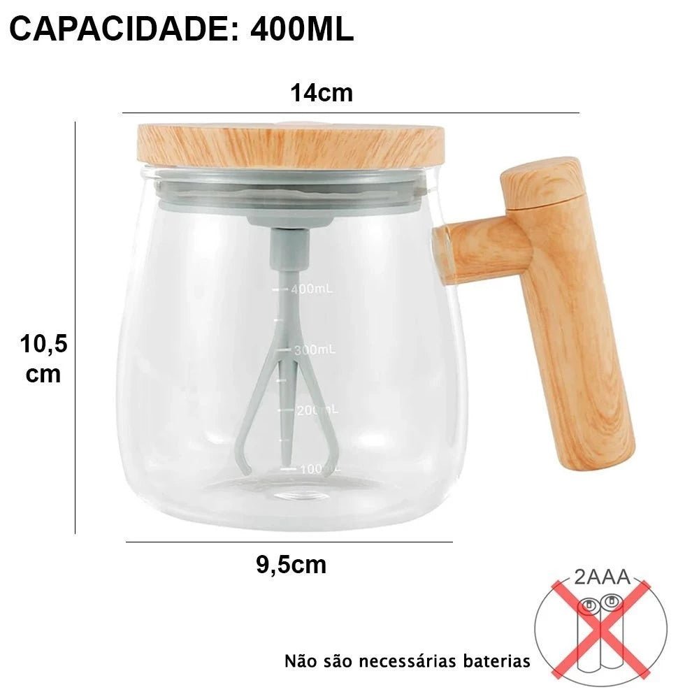 Chaleira Elétrica Misturadora Café Cremoso e Mistura Perfeita Sem Esforço comprar Misturador Elétrico Portátil original Vovó Lúcia