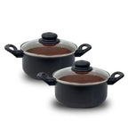 Conjunto 2 Panelinhas Caçarola Teflon Antiaderentes Pequena comprar Conjunto 2 Panelinhas 01 original Vovó Lúcia