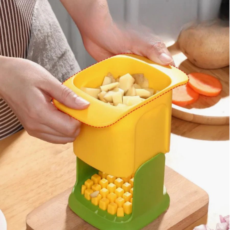 Cortador Manual para Batatas Fritas Prático, Seguro e Super Eficiente comprar Cortador Manual para Batatas Fritas Prático, Seguro e Super Eficiente original Vovó Lúcia
