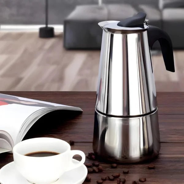 CremaLux – Cafeteira Italiana Premium em Aço Inox comprar original Vovó Lúcia