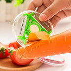 Descascador de Frutas e Legumes Cozinha Spin 360° Ralador Queijo 3 Lâminas comprar Descascador de Frutas e Legumes Cozinha Spin 360° Ralador Queijo 3 Lâminas original Vovó Lúcia